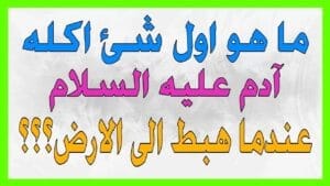 اسئلة و الغاز صعبة جدا ماهو اول شئ اكله